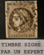 X1302 - FRANCE - CERES EMISSION DE BORDEAUX - N°47 - GC 2145A : LYON LES TERREAUX - Signé CALVES Expert - 1870 Bordeaux Printing