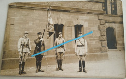 1918 1940 Kehl Strasbourg 170eme RI Régiment Infanterie Drapeau Poilu Ww2 39 40 Photo - Guerre, Militaire