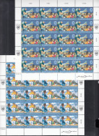 UNO  WIEN  266-267, 2 Bogen (5x4), Postfrisch **, Friedenserhaltende Maßnahmen, 1998 - Unused Stamps