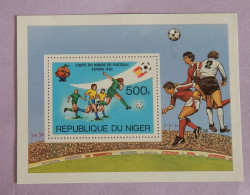 NIGER BLOC YT 35 NEUF**MNH "COUPE DU MONDE DE FOOTBALL" ANNEE 1982 - Niger (1960-...)