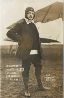 Carte Photo D' Un Aviateur STRASBOURG MULHOUSE 1911 - Aviatori