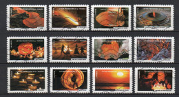 - FRANCE Adhésifs N° 751/62 Oblitérés - Série Complète LE TIMBRE FÊTE LE FEU 2012 (12 Timbres) - - Used Stamps