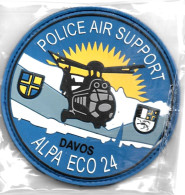Ecusson PVC POLICE SUISSE AIR SUPPORT ALPA ECO 24 - Polizei