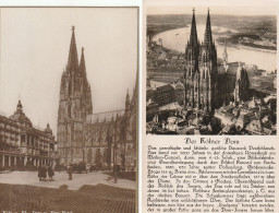 4930 144 Der Kölner Dom – Und Dom Hotel. 2 Karten.  - Köln