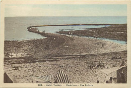 - Vendée -ref-F281- Jard Sur Mer - Marée Basse - Une Pêcherie - Pêche à Pied - - Autres & Non Classés