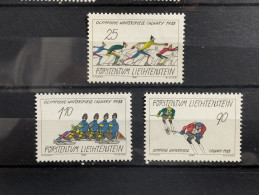 Liechenstein SELLOS Olimpiada Invierno Calgary   Yvert   Serie Completa   Año 1988  Sellos Nuevos *** MNH - Andere & Zonder Classificatie