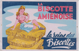 BUVARD ANNES  50's NEUF  BISCOTTE AMIENOISE - Zwieback