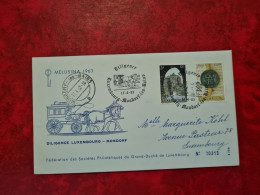 LETTRE / CARTE Luxembourg 1963 LUXEMBOURG MONDORF  PAR DILIGENCE - Other & Unclassified