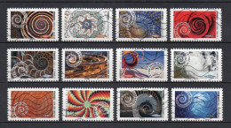 - FRANCE Adhésifs N° 927/38 Oblitérés - Série Complète DYNAMIQUES 2014 (12 Timbres) - - Used Stamps