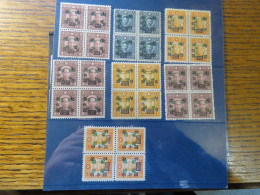CHINE, SERIE 522/528 LUXE** EN BLOC DE 4 - Collections, Lots & Series