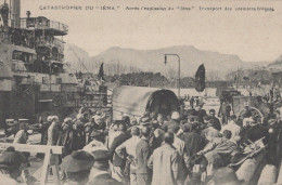 83 / TOULON / L EXPLOSION DU IENA / TRANSPORT DES PREMIERS BLESSES - Toulon