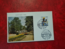 LETTRE / CARTE Luxembourg 1963 EXPHIMO MONDORF LES BAINS - Sonstige & Ohne Zuordnung