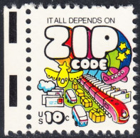 !a! USA Sc# 1511 MNH SINGLE W/ Left Margin (a2) - Zip Code - Ungebraucht