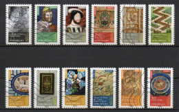 - FRANCE Adhésifs N° 1011/22 Oblitérés - Série Complète OBJETS D'ART / RENAISSANCE EN FRANCE 2014 (12 Timbres) - - Used Stamps
