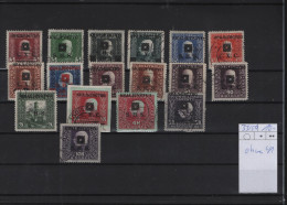 Jugoslavien Michel Cat.No. Used 33/50 (41 Missing) - Used Stamps