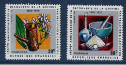 Rwanda, **, Yv 378, 379, Mi 408A, 409A, SG 377, 378, Écorce De Quinquina, Quinine, - Unused Stamps