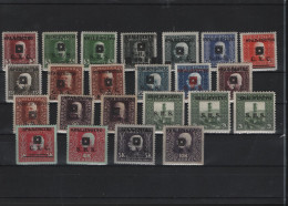 Jugoslavien Michel Cat.No. Vlh/* 33/50  46 A/C  41 Expertised - Unused Stamps