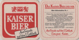 5005335 Bierdeckel Quadratisch - Kaiser - Sotto-boccale
