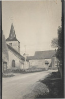 Carte Photo De La Rue De L' Eglise à CHAUDENAY - Sonstige & Ohne Zuordnung