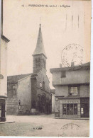 SAÔNE Et LOIRE - MARCIGNY - L'Eglise +Magasin Coiffeur - B.F. N° 14 - Autres & Non Classés