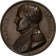 France, Médaille, Napoléon Ier, Mémorial De Saint Hélène, 1815, Cuivre - Otros & Sin Clasificación