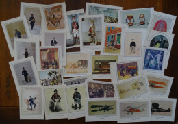 Boîte De 70 Cartes Postales Thème Poste Et Musées Postaux De Paris Et Madrid + Repros CP Anciennes - Post & Briefboten