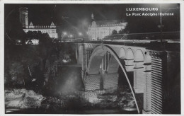 Luxembourg - Luxemburg   -   LE   PONT ADOLPHE  ILLUMINÉ  -  Nic Sibenaler , Luxembg - Brücken