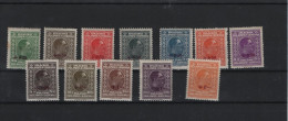 Jugoslavien Michel Cat.No. Vlh/* 200/211 - Unused Stamps