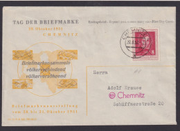 DDR Brief EF 309 Händelfest Chemnitz Sachsen Briefmarkenausstellung Kat 45,00 - Storia Postale