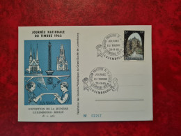 LETTRE / CARTE Luxembourg 1965 JOURNEE DU TIMBRE EXPO JEUNESSE LUXEMBOURG BERLIN - Other & Unclassified