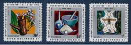 Rwanda, **, Yv 378, 379, 380, Mi 408A, 409A, 410A, SG 377, 378, 379, Écorce De Quinquina, Quinine, Moustique, - Neufs