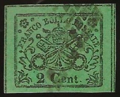 Vatican        .  Yvert    .  12  (2 Scans)     .   1867    .     O      .  Cancelled - Papal States