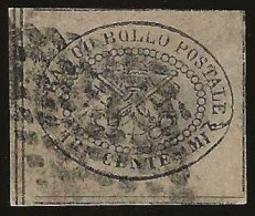 Vatican        .  Yvert    .  13a   (2 Scans)     .   1867    .     O      .  Cancelled - Papal States