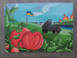 Ukraine Vc Russia.  2022 War In Ukraine -  KHERSON IS UKRAINE / Ukrposhta Edition 2022  - Tomato - Ukraine