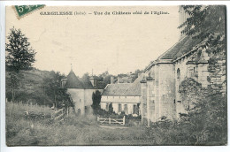 INDRE * CPA Voyagé 1907 * GARGILESSE Vue Du Château Côté De L'Eglise * Collection E.C. - Other & Unclassified