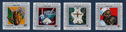 Rwanda, **, Yv 378, 379, 380, 381, Mi 408A, 409A, 410A, 411A, SG 377, 378, 379, 381, Paludisme, - Unused Stamps