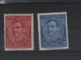 Jugoslavien Michel Cat.No. Mnh/** 283/284 - Unused Stamps