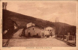 N°4313 W -cpa Ain Draham -route De Béja Et Ru Haute- - Tunisie