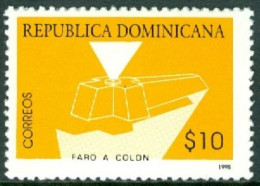 DOMINICAN REP. 1998 COLUMBUS LIGHTHOUSE, ORANGE** - Leuchttürme