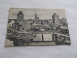 STRASSBURG  I ELS  STRASBOURG ( 67 Bas Rhin )  BLICK V D GEDECKTEN BRUDEN  VUE PRISE DES PONTS COUVERTS  ANIMEES - Straatsburg