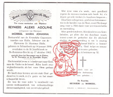 DP Secr. Harmonie St. Martinus Halle - Adolphe Reyniers ° Schaarbeek 1898 † Sint-Antonius Brecht / Zoersel 1962 Morreel - Images Religieuses