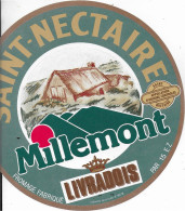 ETIQUETTE NEUVE FROMAGE  ANNES  50's  ST NECTAIRE  MILLEMONT LIVRADOIS CANTAL - Käse