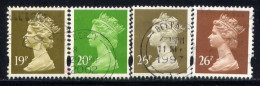 GREAT BRITAIN (MACHINS), ENGLAND, NO.'S MH254-MH257 - Inglaterra