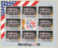 Football / Soccer / Fussball - EM 1994:  St. Vincent / Grenadines  24 Bögen ** - 1994 – Vereinigte Staaten