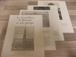 Reportage Uit Oud Tijdschrift 1959 - La Grand'Place De Bruxelles Et Son Parcage - Non Classés