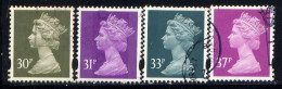 GREAT BRITAIN (MACHINS), ENGLAND, NO.'S MH259-MH262 - Inglaterra