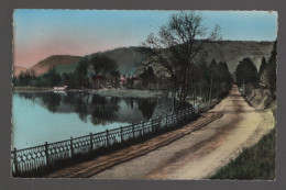 CPSM Dentelée - 38 - Lac De Paladru-Charavines - La Baie De Charavines - Colorisée - Circulée - Paladru