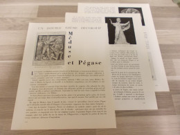 Reportage Uit Oud Tijdschrift 1959 - Un Double Thème Décoratif - Méduse Et Pégase - Non Classés