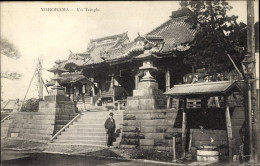 CPA Yokohama Pref Kanagawa Japan, Ein Tempel - Andere & Zonder Classificatie