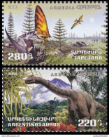Armenia 2018:  Prehistoric Animals, Dinosaurs - Fossielen